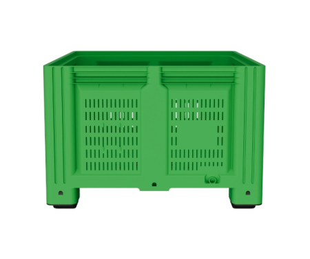 Большой контейнер 1130x1130x760 мм iBOX c перфорированными стенками и дном, на ножках