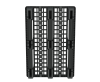 Пластиковый паллет 1200x800x153 мм перфорированный на 3 полозьях с бортиком