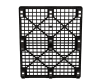 Пластиковый паллет 1200x1000x135 мм перфорированный на ножках с бортиком