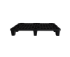 Пластиковый паллет 1200x1000x135 мм перфорированный на ножках с бортиком
